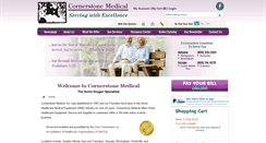 Desktop Screenshot of cornerstonemedical.net